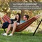 Best Choice Products 2-Person Brazilian-Style Cotton Double Hammock with Stand Set w/ Carrying Bag